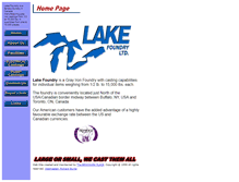 Tablet Screenshot of lakefoundry.com